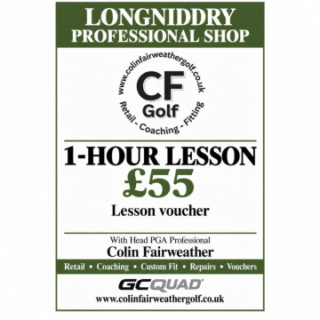 Image for 1 Hour Lesson With Head PGA Professional Colin Fairweather