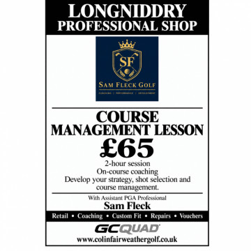 Image for 2 Hour Course Management lesson With PGA Assistant Professional Sam Fleck