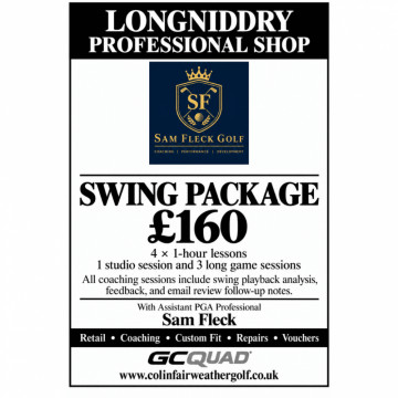 Image for Swing Package 4 x 1 Hour Lessons With PGA Assistant Sam Fleck