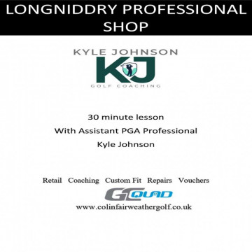 Image for 30 Minute lesson with PGA Assistant Kyle Johnson