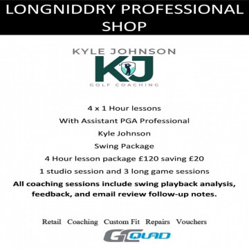Image for Performance Coaching Package 4 x 40 Minute Lessons - Kyle Johnson